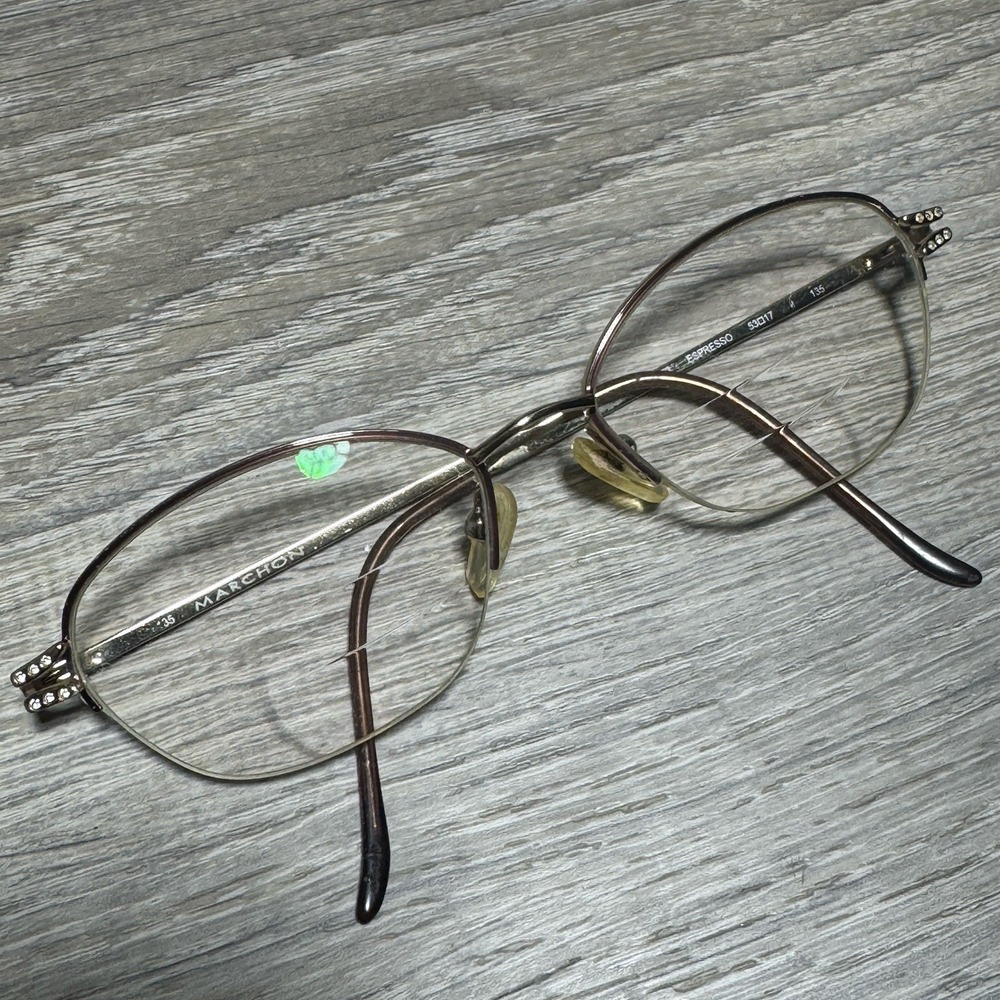 Tres Jolie 53 by Marchon Authentic Designer Frames Eyeglasses Espresso 53 17 135